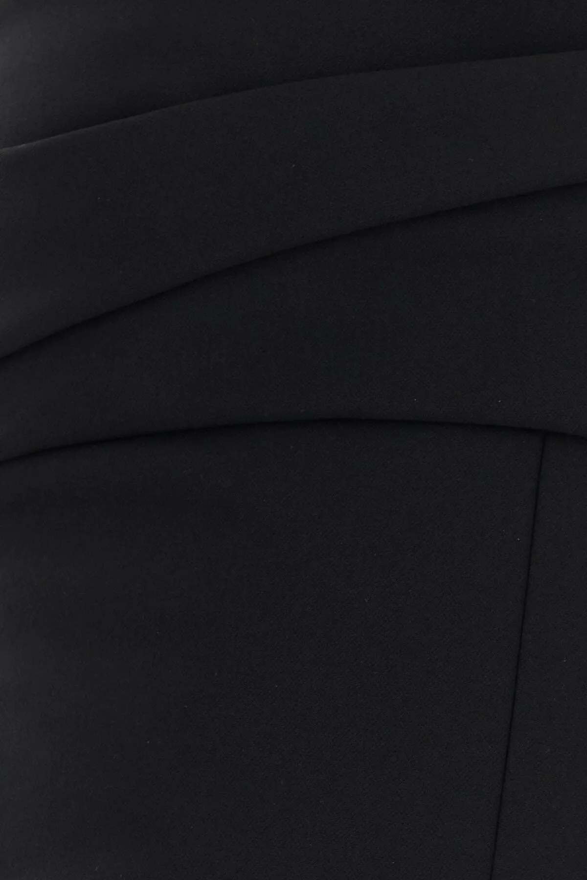 Black polyester blend dress    